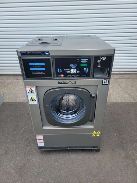 Continental Girbau EM025CA1321121, 25 lbs, Coin Operated Front Load Washer Serial Number: 1370982F12 Refurbished