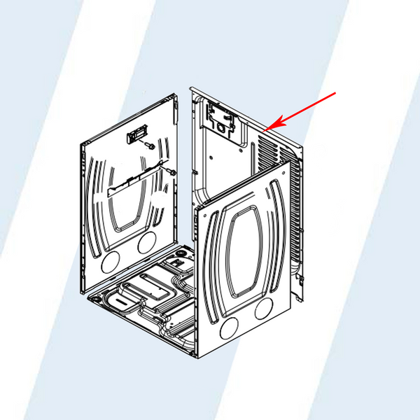 WHIRLPOOL #W11232506 - PANEL-REAR