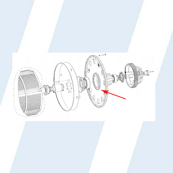 WHIRLPOOL #W10653853 - BEARING