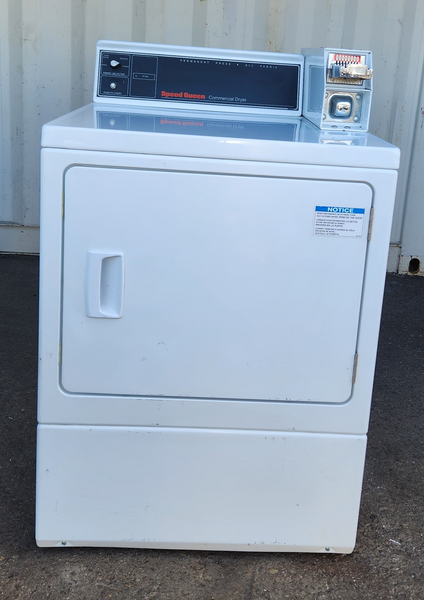 Refurbished Speed Queen Coin Operated Top Load Gas Dryer Model SDG109WF - Serial 0612013725 | 123LaundrySolutions