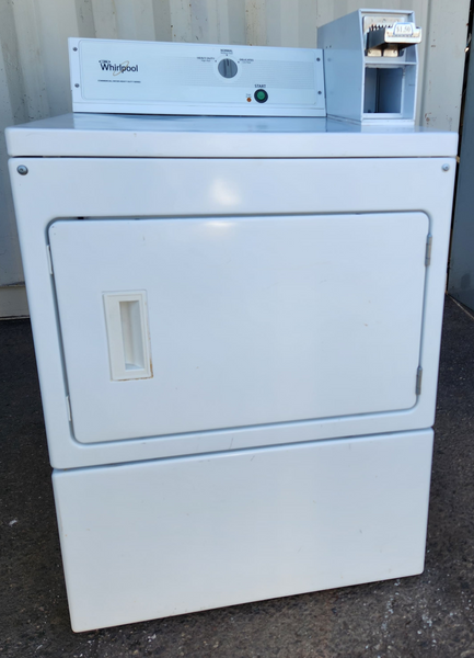Refurbished Whirlpool Coin Operated Front Load Dryer Gas Model CGM2743BQ0 - Serial M416032510 | 123LaundrySolutions