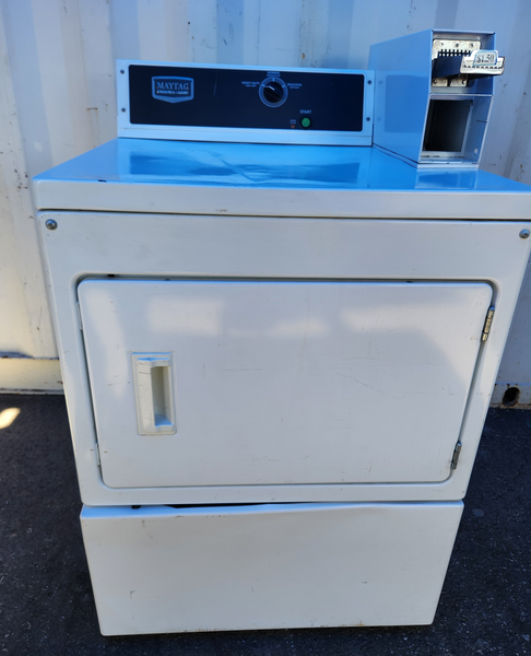 Refurbished Maytag Operated Front Load Gas Dryer Model MDG18CSAWW0 - Serial M60401062 | 123 Laundry Solution