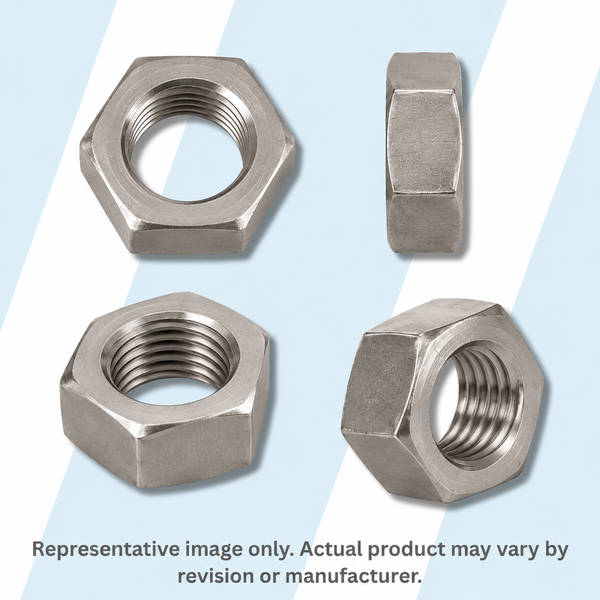 Milnor #15G073 - HEXMACHSCRNUT 6-32UNC.NYLON