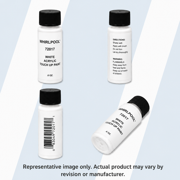 WHIRLPOOL #72017 - WHITE ACRYLIC TOUCH UP PAINT .6 OZ
