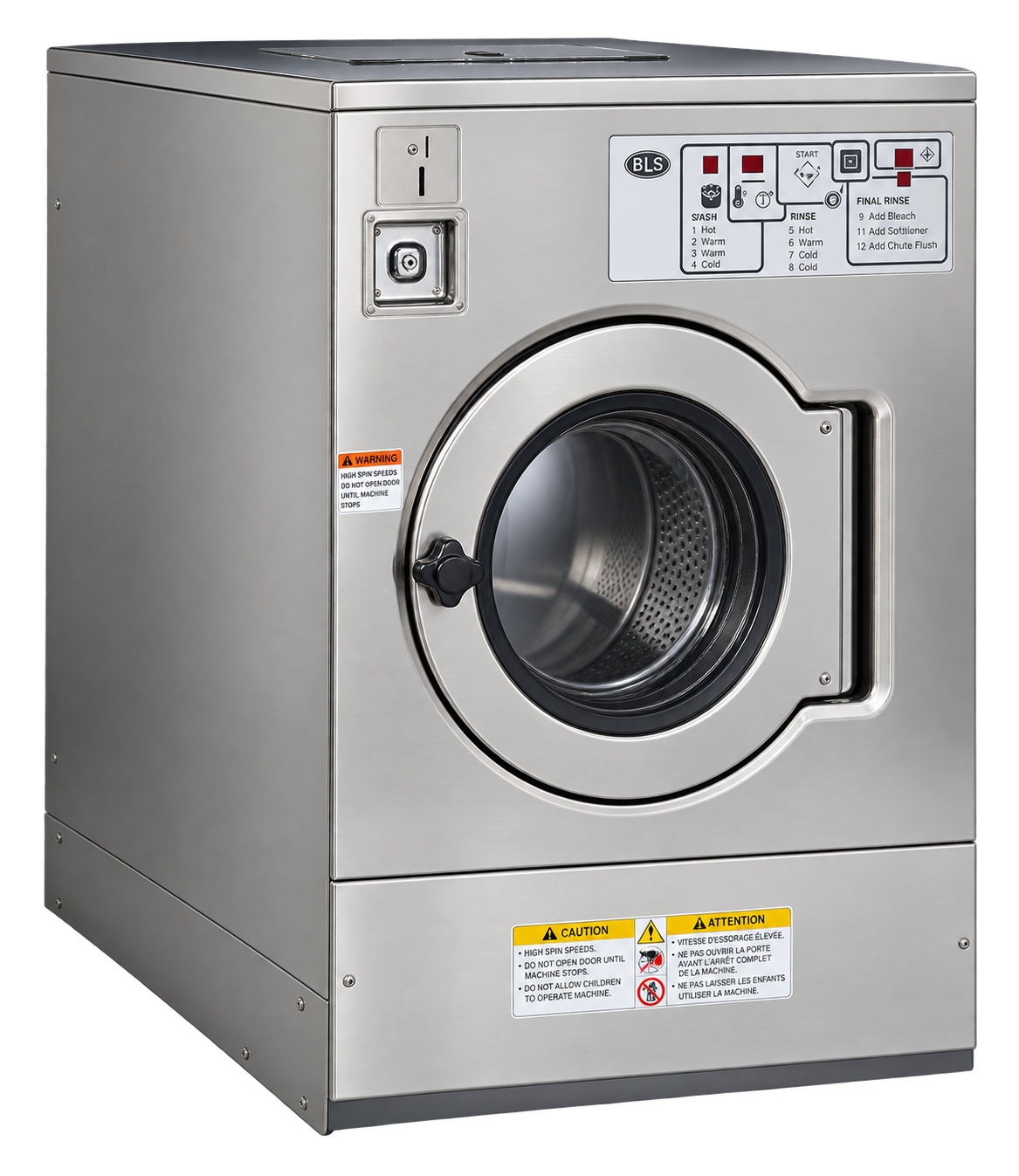 Milnor commercial front-load washer-extractor