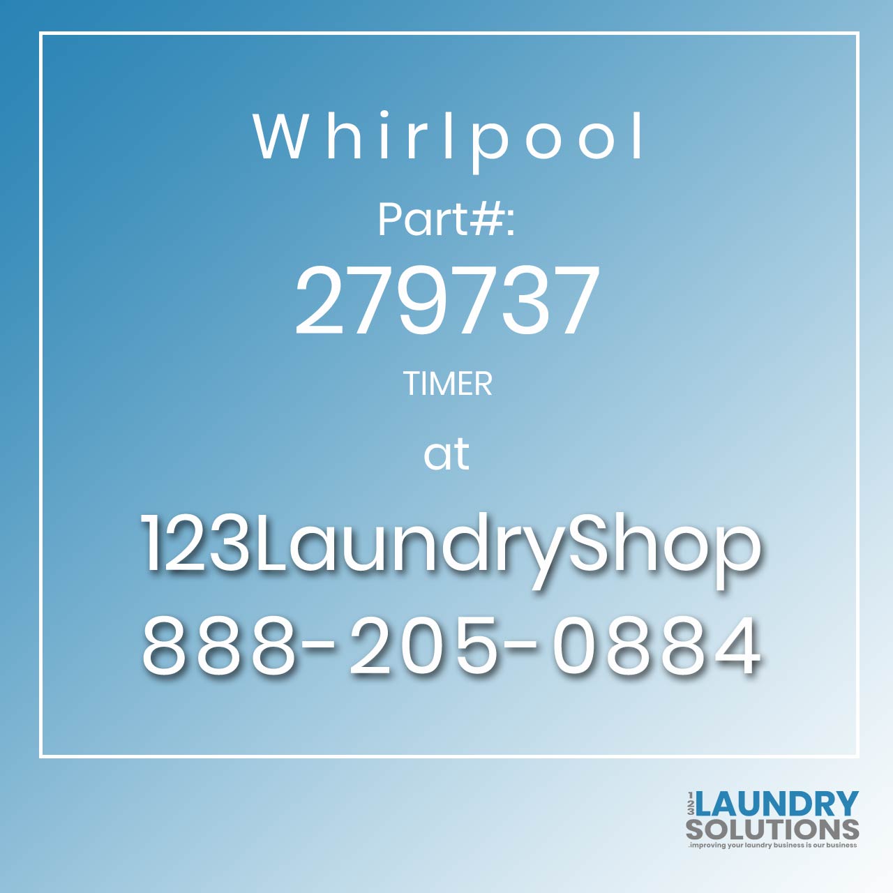 WHIRLPOOL #279737 - TIMER