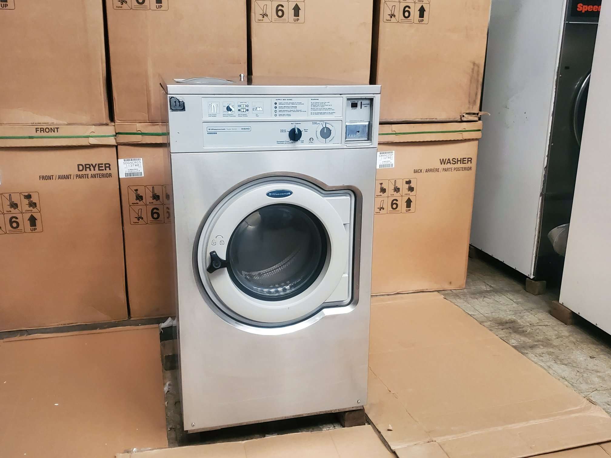 cwcwcw様オーダーページ Wascomat W-Series Coin operated Washing machine Models: W640 - 123