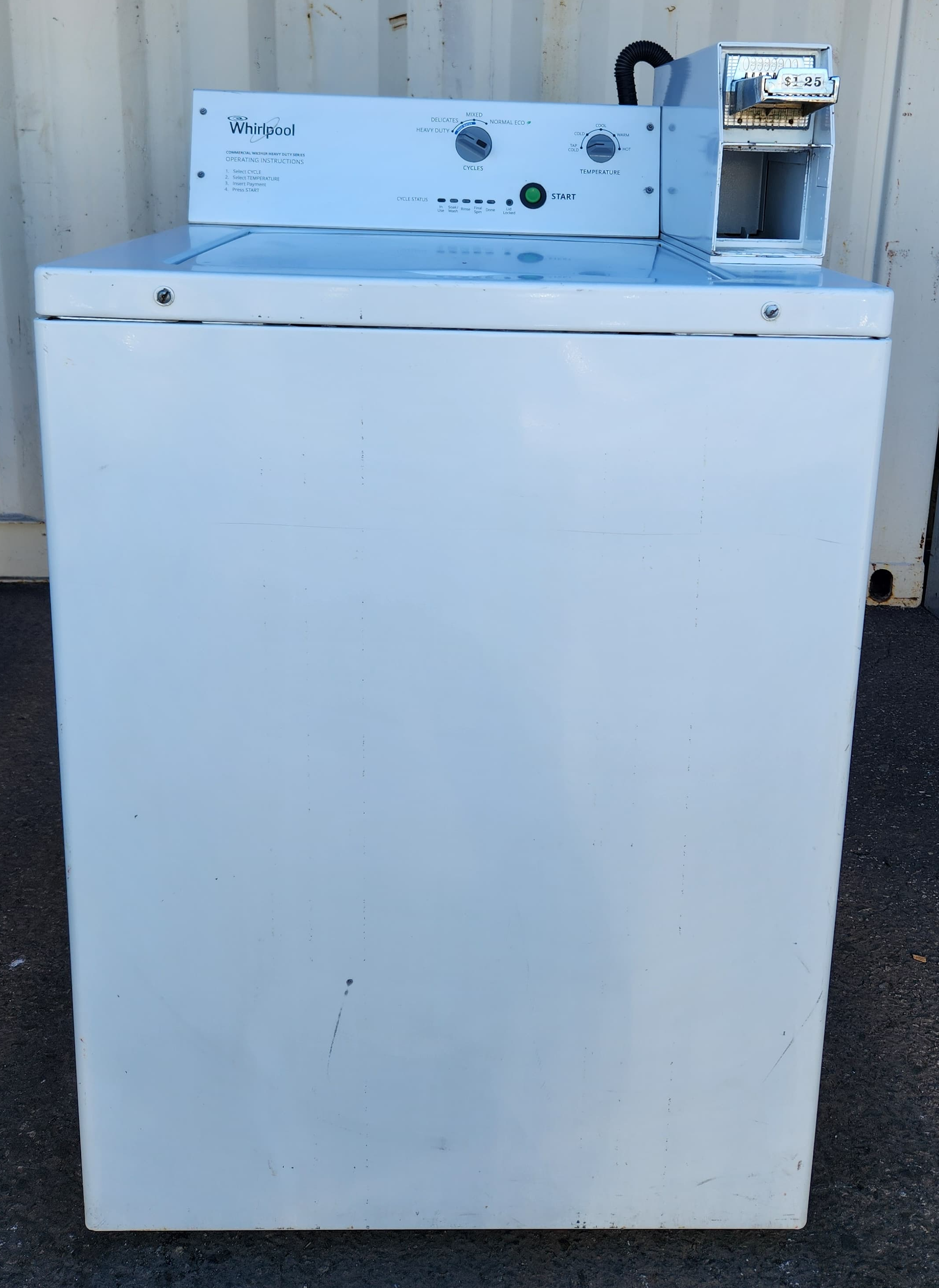 Whirlpool Top Load Washer Model CAE2745FQ1 Serial CX1060407