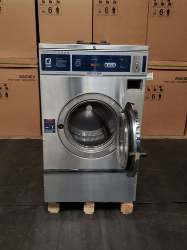 DEXTER T-1200 Commercial Front Load Washer MODEL: WCAD75KCS Serial No:  20512000486650 - 123 Laundry Solutions