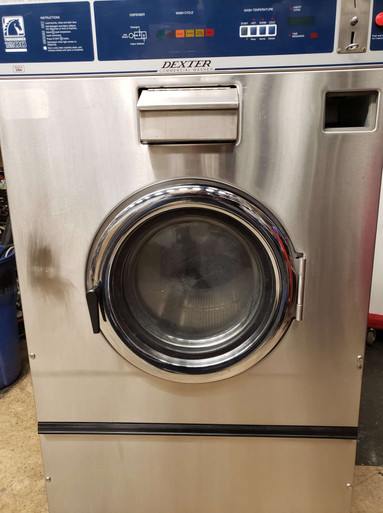 DEXTER T900 COMMERCIAL FRONT LOAD WASHING MACHINE, MODEL : WCAD55KCS-12  SERIAL NO : 20511000485996