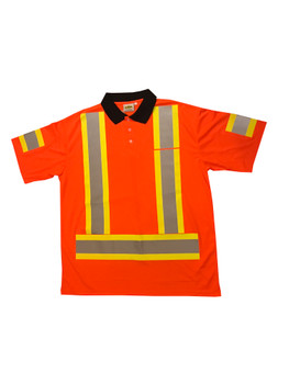 205 Hi Vis Mesh Polo Shirt Front