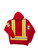 315 Red Hi Vis Full Zip Hooded Sweatshirt Front