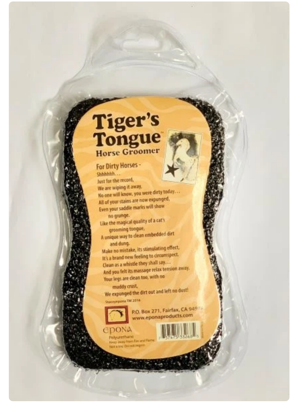 Epona April Power Shower Horse Sponge Tigers Tongue