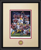 "Restoring the Order" - Collegiate Classic print.  Black frame • Oyster/Crimson matting. "Restoring the Order" - Collegiate Classic print.  Black frame • Oyster/Crimson matting.