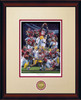 "Restoring the Order" - Collegiate Classic print.  Mahogany frame • Oyster/Crimson matting. "Restoring the Order" - Collegiate Classic print.  Mahogany frame • Oyster/Crimson matting.