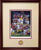 "Restoring the Order" - Collegiate Classic print.  Mahogany/Gold Lip frame • Oyster/Crimson matting. "Restoring the Order" - Collegiate Classic print.  Mahogany/Gold Lip frame • Oyster/Crimson matting.