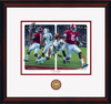 "The Game Changers" - Collegiate Classic print.  Mahogany frame • White/Crimson matting.
