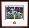 "The Game Changers" - Collegiate Classic print.  Mahogany/Gold Lip frame • White/Crimson matting.
