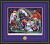 Shown in our Black frame with Purple/Orange matting