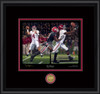"The Blackout" - Collegiate Classic print.  Black frame • Black/Crimson matting.