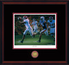 "The Drive" - Collegiate Classic print.  Mahogany frame • Black/Crimson matting.