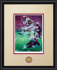 "The Hurdle" - Collegiate Classic print.  Black frame • Oyster/Crimson matting.
