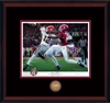 "Deuces Wild" - Collegiate Classic print.  Mahogany frame • Black/Crimson matting.
