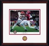 "Deuces Wild" - Collegiate Classic print.  Mahogany frame • White/Crimson matting.