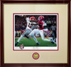 "Deuces Wild" - Collegiate Classic print.  Mahogany/Gold Lip frame • Oyster/Crimson matting.