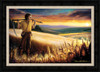 The Harvest • Open Edition Canvas - shown with the Charcoal Frame and optional wheat linen liner.