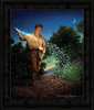 The Sower • Open Edition Canvas - shown with the Charcoal Frame.