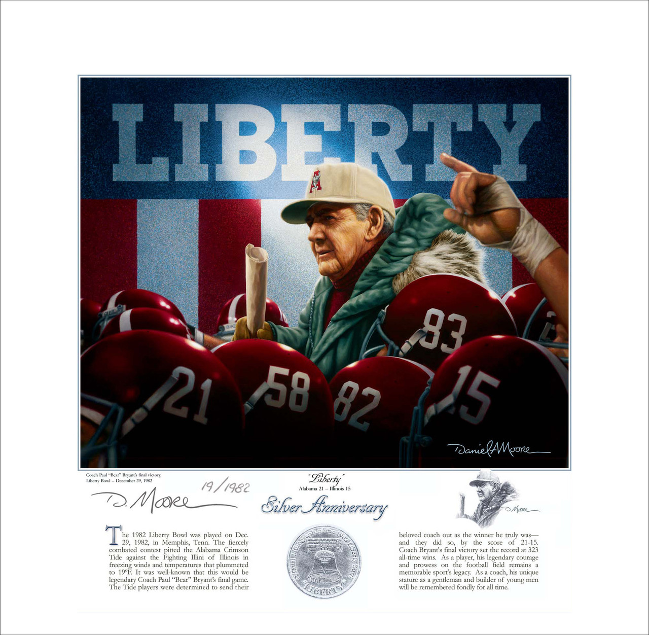Liberty 25th Anniversary Regular Edition Print by Daniel A. Moore