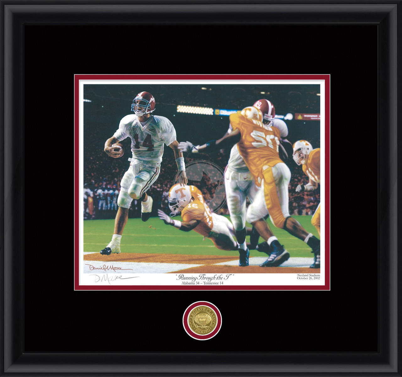 Running Through the T Collegiate Classic Print by Daniel A. Moore