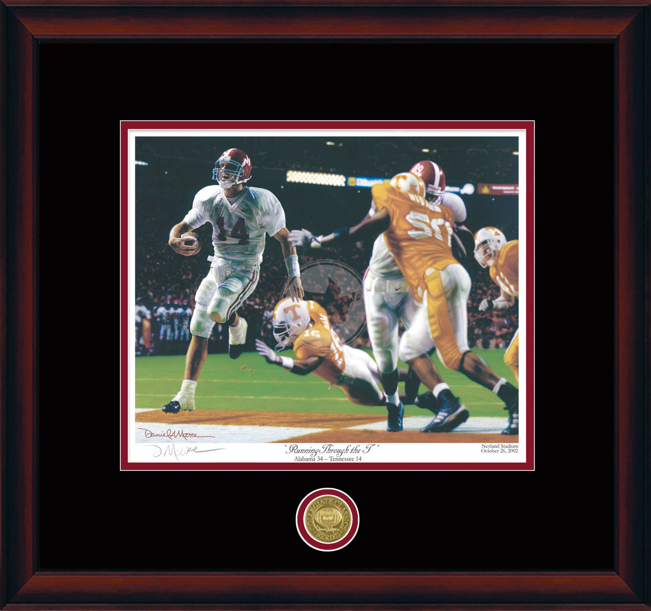 Running Through the T Collegiate Classic Print by Daniel A. Moore