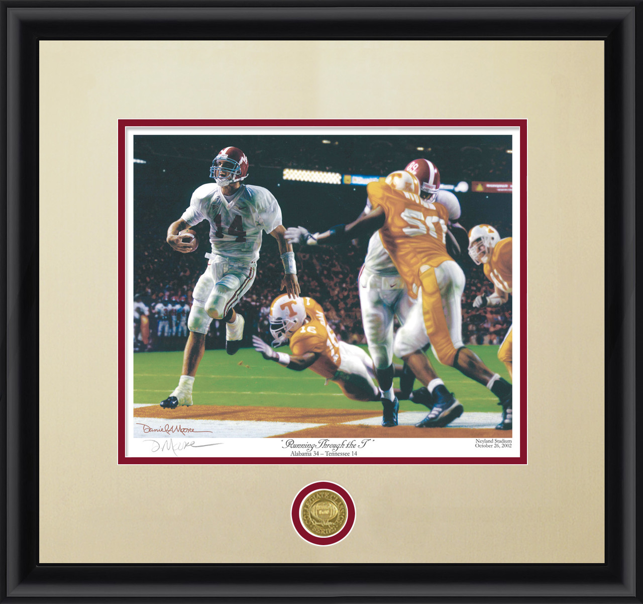 Running Through the T Collegiate Classic Print by Daniel A. Moore