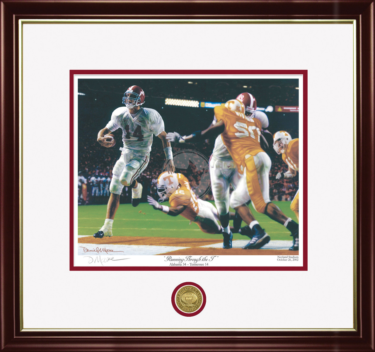 Running Through the T Collegiate Classic Print by Daniel A. Moore