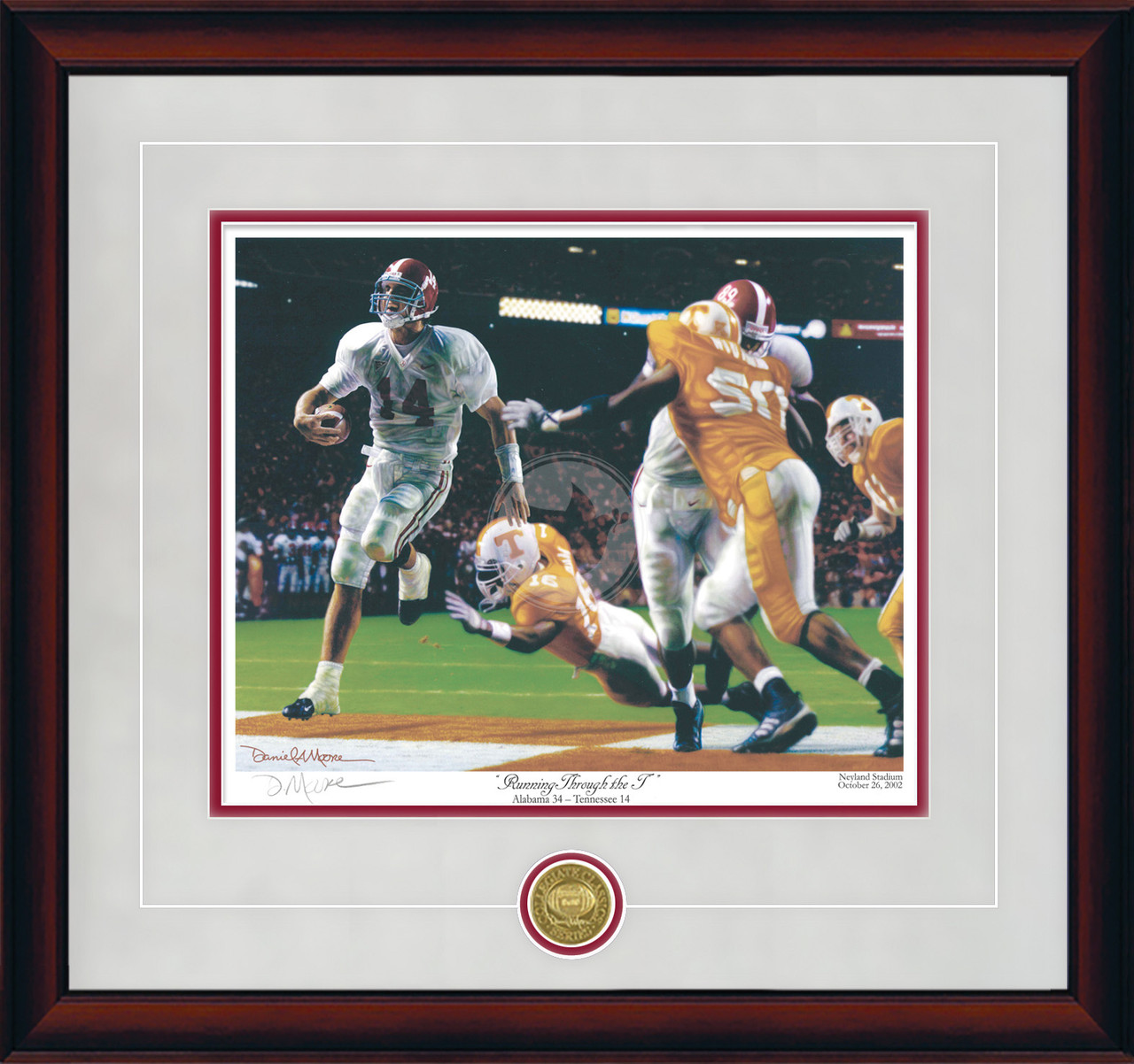 Running Through the T Collegiate Classic Print by Daniel A. Moore