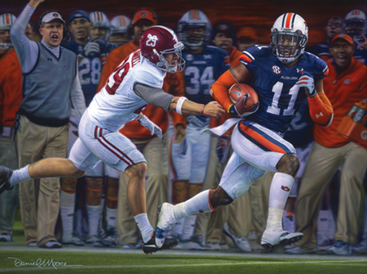 Auburn Chris Davis 109 Yard Game Winning Missed Field Goal Return in The  Iron Bowl 