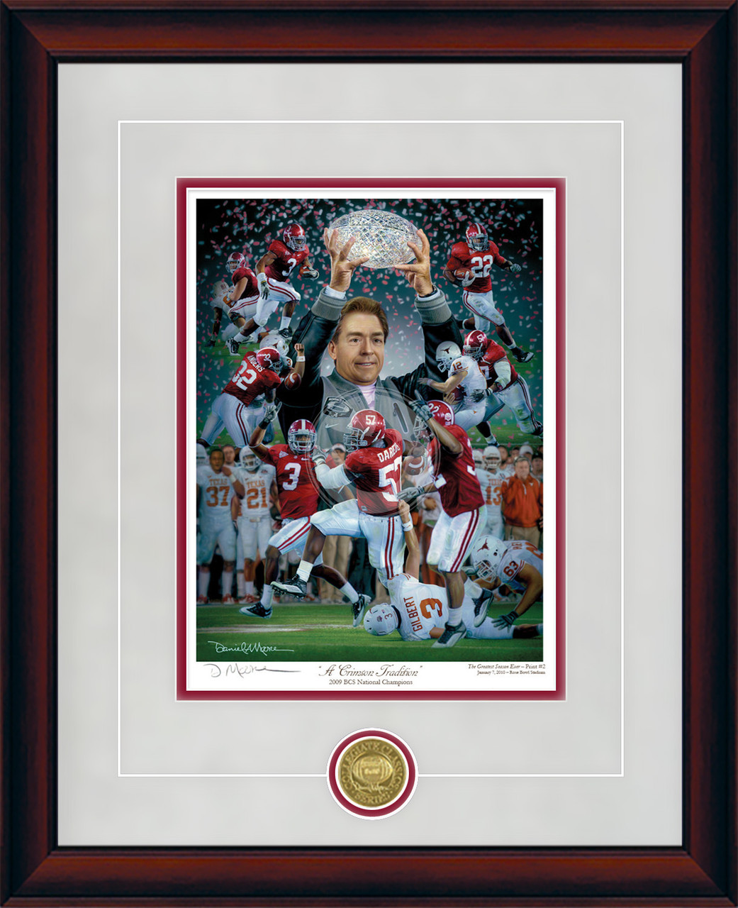 "A Crimson Tradition" - Collegiate Classic print.  Mahogany/Gold Lip frame • Storm Suede/Crimson matting with optional v-groove. "A Crimson Tradition" - Collegiate Classic print.  Mahogany/Gold Lip frame • Storm Suede/Crimson matting with optional v-groove.