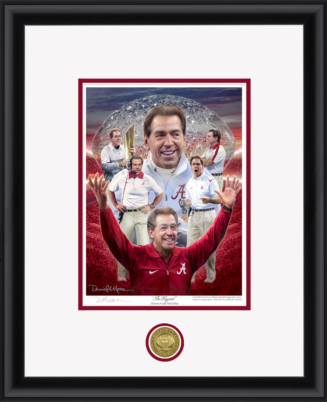 The Legend Collegiate Classic Print by Daniel A. Moore