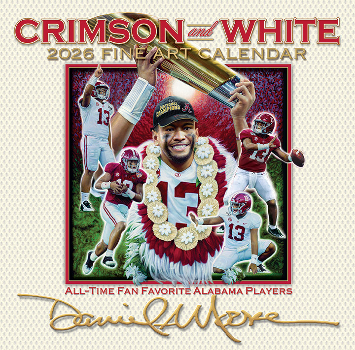 2026 Crimson & White Calendar 