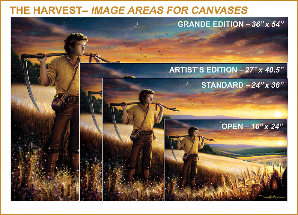 The Harvest • Canvas Edition Image Sizes