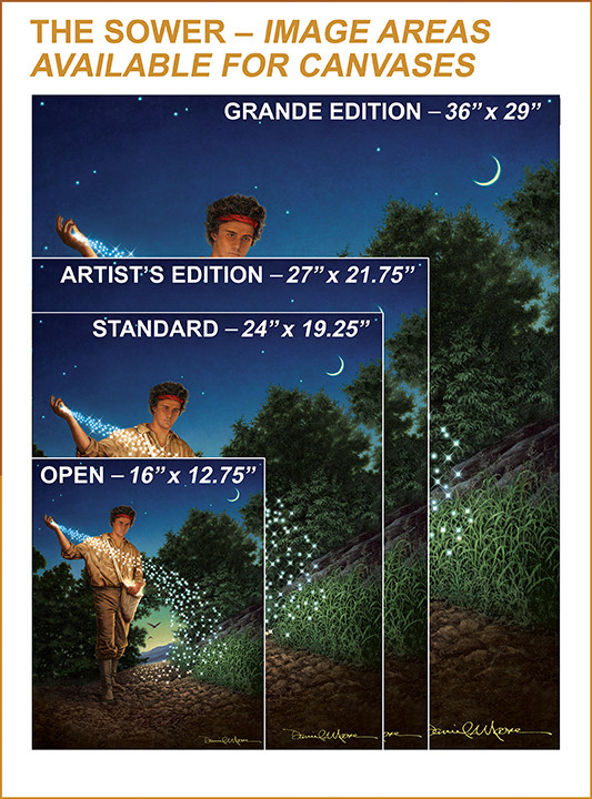 The Sower • Canvas Image Sizes