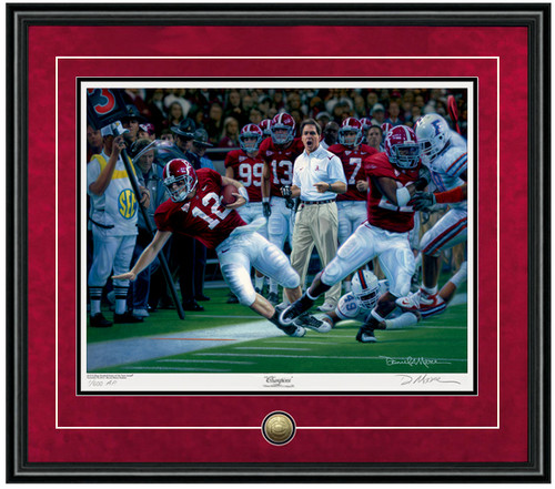 Shown framed in our black frame and Crimson Suede over black matting with the optional v-groove. Shown framed in our black frame and Crimson Suede over black matting with the optional v-groove.