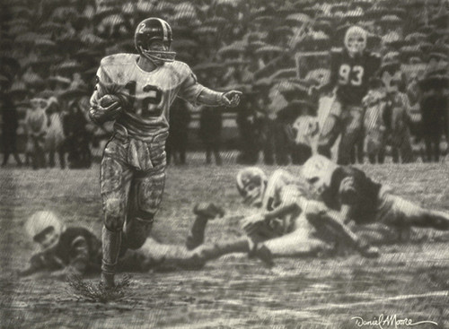 "Run in the Mud" Pencil Drawing by Daniel A. Moore