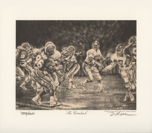The Comeback • Pencil Drawing Print The Comeback • Pencil Drawing Print