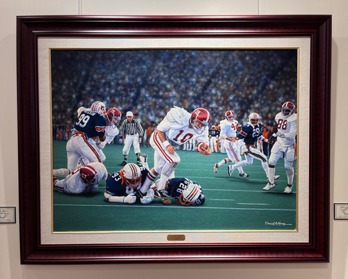 All on the Line • Original Oil Painting