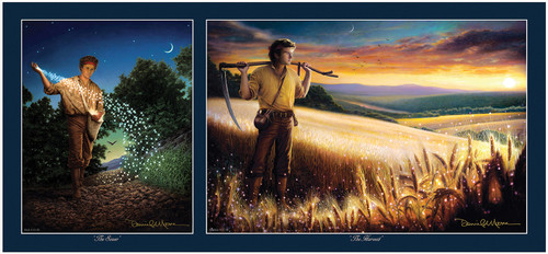 The Sower & The Harvest Diptych print by Daniel A. Moore