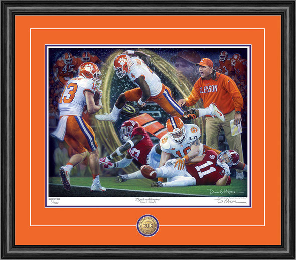Shown in our Black frame with Orange/Purple matting Shown in our Black frame with Orange/Purple matting