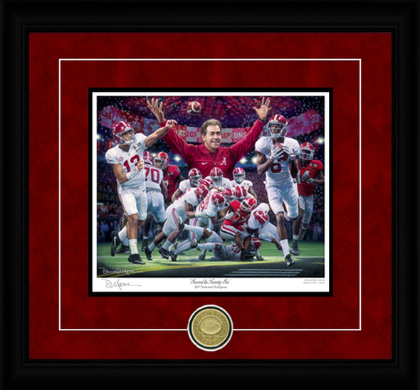 "Second & Twenty-Six" - Collegiate Classic 8x10 - Alabama Football 2017 National Champions "Second & Twenty-Six" - Collegiate Classic 8x10 - Alabama Football 2017 National Champions